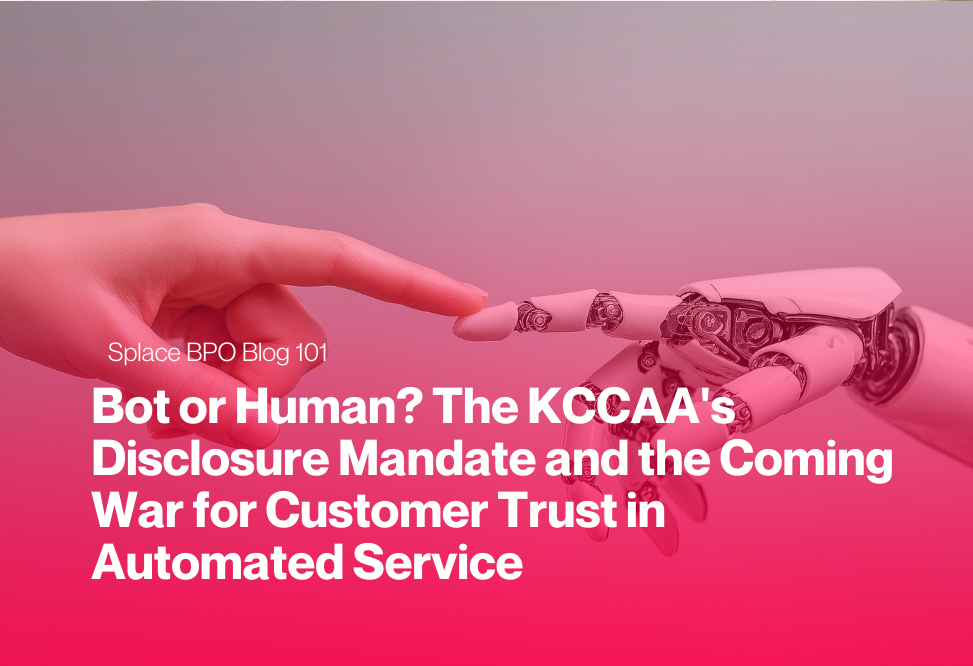Bot or Human? The KCCAA's Disclosure Mandate and the Coming War for Customer Trust in Automated Service
