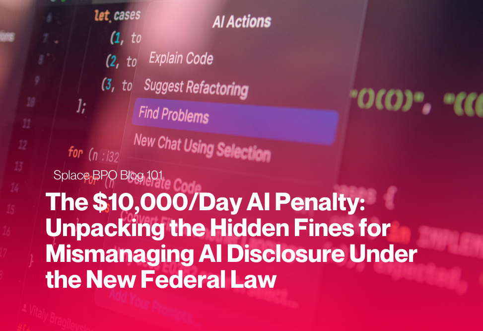 Learn how mismanaging AI disclosure under the new federal law can lead to $10,000-per-day penalties and major compliance risks.