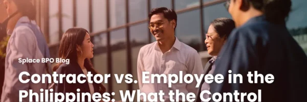 Contractor vs. Employee in the Philippines: What the Control Test Means for You